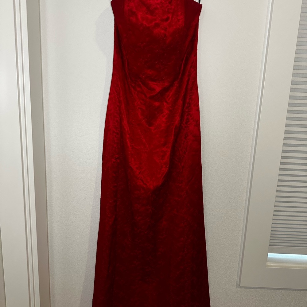 Jessica McClintock Vibrant Red Dress